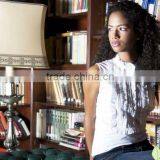 Summer White Pleated Blouse thumbnail-1