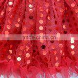 Latest Design Hot Sale Summer Dress 2017 Wholesale Cotton Clothing Sequin Kids Short Sleeve Red Baby Christmas Dress for Girl thumbnail-3