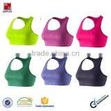 Wholesale Custom Athletic Seamless Workout Gym Fitness Compression Sports Bra for Women thumbnail-1