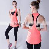 Summer Yoga Vest Sleeveless Solid Color Looser Gym Sport Shirts Women Fitness Gym Tank Tops thumbnail-5