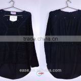 Black Chunky Outdoor Military Wool Sweater Man Pullover thumbnail-1