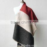 Luxury Brand Fashion Plaid Women Winter Scarf Design Acrylic Cashmere Shawls Big Size Scarves Cape Lady's Poncho thumbnail-6