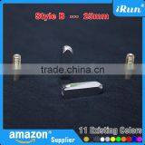 White Yeezy Shoelaces Metal Endings - 25mm Red DIY Metal Shoe Laces Aglets - Shoelaces Tips For Replacement Air Yeezy Shoe thumbnail-4