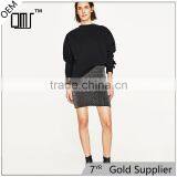 2017 OEM Spring Cozy Elasticated Shiny Tight Mini Skirt thumbnail-1