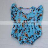 Baby Girl Summer Fashion Romper New Bubble Bodysuit Baby Boutique Wholesale thumbnail-1