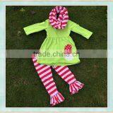2017 Carters Baby Wnter Clothes Green Santa Claus Pattern Candy Pan Tretractable Clothes Line Outfit thumbnail-1