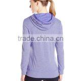 Women's Heathered Knit Zipper-up Hoodie thumbnail-6