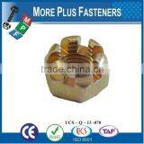 Made in Taiwan Fine Thread Stainless Steel Grizzly Claw Brass Fine Thread Zinc Castle Nut thumbnail-4