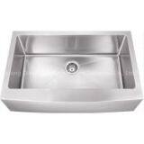 Stainless Steel Single Bowl Apron Handmade Sink thumbnail-1