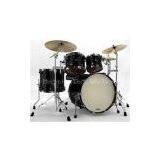 BU42ZBNSPBK Starclassic Series Bubinga Elite 4 Piece Drum Set Shell Pack - Piano Black