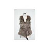 Faux Fur Vest, Fake Fur Vest, Artificial Fur Vest AR-1198 thumbnail-1