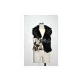 Faux Fur Vest, Fake Fur Vest, Artificial Fur Vest AR-5524 thumbnail-1