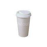 White ABS PC Custom Plastic Containers For Convenient One-off Lid Cup Mould thumbnail-1