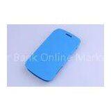 Blue Leather Mobile Phone Cases For Samsung I7562 thumbnail-1