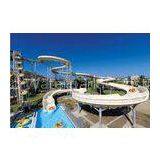 Custom Water Slides, 6 People Fiberglass Family Slide, Aqua Park Equipment