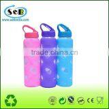 Candy Color Glass Water Bottle With Silicone Sleeve thumbnail-1