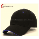 Popular Cotton Baseball Caps With Sandwich Visor , Leisure Baseball Cap