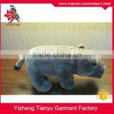 Custom Fine Quality Wild Animal Plush Toy Blue Hippo Plush Toy thumbnail-5
