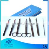 dissection scissors,Seven Pieces Laboratory Anatomy Medical Dissecting tools Kit