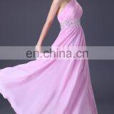 Grace Karin Latest Design One Shoulder Chiffon Ladies Long Evening Party Wear Gown CL3410-1# thumbnail-3