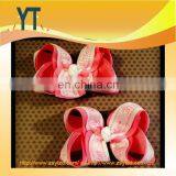 Top Grade Double Satin Big Hair Bow/Barrette/Hair Pin thumbnail-3