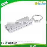 Winho Rectangular Dual LED Flashlight and Keychain