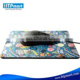Rectangle 23*19cm Promotional logo printed sublimation blank rubber mouse pad mouse mat