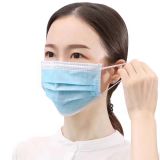 Disposable civil mask three-layer melt blown non-woven fabric protection adult dust and haze protection mask