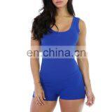 Casual Blank Fluorescent Color Romper Sexy 2020 Fashion Newest Women One Piece Jumpsuit Short Bodycon Jumpsuit thumbnail-5