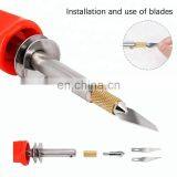 38 PCS Wood Burning Kit Including Various Wood Grain Carving Welding Needle Point Wood Burner and Aluminum Case thumbnail-4