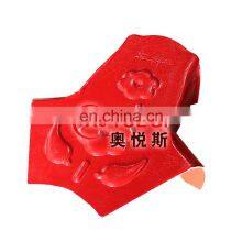 China Manufacturer Good Quality New Design Plastic Roof Tile Ridge Tile Head thumbnail-1