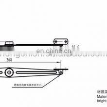 TX90-1 Novel Carbon Stainless Steel or Steel Chrome Coated Decorative Door Stops thumbnail-4