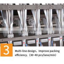 High Speed 4 Line 5ml 10ml Shampoo Sachet Packing Machine thumbnail-4