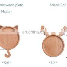 Custom Home Decorative Christmas Serving Tray Kitchen Mulfuntiction Food Dessert Bamboo Elk Plate thumbnail-4