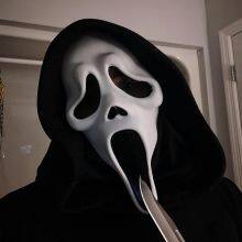 Ghost Face Scream Skull Mask Halloween Latex Scary Theme Cosplay Party Props Full Head Head Wear Masks thumbnail-4