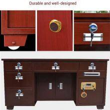1.6m Metal Office Desk- ESD491 |Integrated Safe and Master-Key Dual Control for Jewelry Store & Luxury Showrooms thumbnail-4