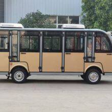 Direct Sales of Sightseeing Vehicles From First-hand Manufacturers - Electric Version of 14-seater Sightseeing Vehicles, the Source Products. Enclosed Sightseeing Vehicles With Doors for Scenic Spots thumbnail-3
