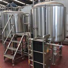 1000L 2Vessles Brewhouse+Hot Water Tank Craft Beer Equipment With Fermentation thumbnail-4