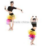 Promotion Price Fashioned New Training Latin Dance Skirt With Tail Latin Competition for Girls Dance Performance Costumes thumbnail-1