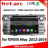 Wecaro Android 4.4.4 Car Stereo 2 Din for Toyota Hilux Car Dvd Android Stereo 2012 2013 2014 thumbnail-1
