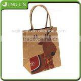 Competitive Brown Kraft Paper Gift Bag With Rope Handle Made in China thumbnail-2