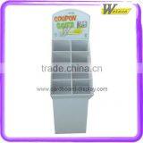 Leather Shop Hot Sale Grid Cardboard Display Shelf for Wallet