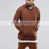 2016 New Style 100%cotton With Pocket Custom Crop Hoodies thumbnail-5