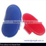 Silicone rubber hand brush for pets/OEM silicone rubber