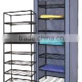 Metal and non-woven shoe rack/metal shoe rack/portable shoe rack