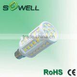 110V/230V E27 9W 5050SMD 49*122mm 2700K-7000K CE/RoHS LED Corn Light Bulbs thumbnail-1