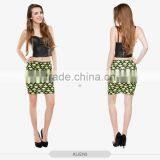 Women Fashion Alien Color Sex Girls Tight Slim Mini Skirt High Quality 3d Digital Full Print Custom Hot Sale Tube Stretchy Skirt thumbnail-2