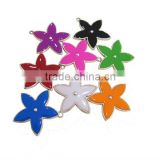 colorful acrylic flower decoration for key chain