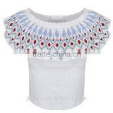 OEM Any Size Available White Bodycon New Fashion Latest Design Ladies Sexy Tops for Women