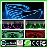 COSPLAY Christmas el Wire Led Shutter Glasses thumbnail-2